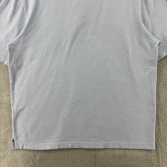 Bobby Jones Shirt Mens L Blue Cotton Polo 1/4 Button Preppy Short Sleeve Sport - Picture 7 of 10